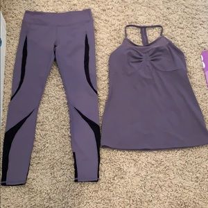 Set, top is M bottoms are S , Dusty Purple